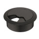 Passe câble pivotant ø 60mm hafele - noir - 428.96.302 