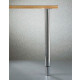 Pied de table extensible MANART - 710 à 1100 mm - Ø 60 mm - Chrome - 20CHROME 