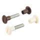 Vis de jonction VB 34 HETTICH - Blanc H01 - Ép.34/41 mm - 13110 