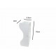 Applique murale led b21 10w ip44 blanc - couleur eclairage : blanc neutre 4000k - 5500k 