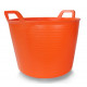 Seau en plastique n°3 "flextub" - couleur au choix Orange