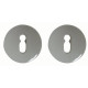 Paire de rosace Gris 67 NORMBAU serrure Trou de clé S80/TDC - 0247110 GRIS 67 