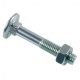 Boulon poêlier LENNIE tête ronde large - Ø8x35 - boite de 100 - BRL0803502B 