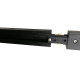 Rail spot binaire monophasé 1m noir 
