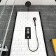 Cabine de douche carrée à motif carreaux de métro - Underground square - Dimensions au choix 