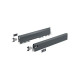 Set hettich arcitech pour tiroir h.94 mm - l.450 mm - anthracite - 9150488 