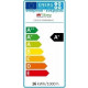Tube led t9 16w 220v 120 plaque circulaire plafond ø155 - couleur eclairage au choix 