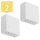 Lot de 2 appliques led braytron vekta-b, blanc, 4w, 230lm