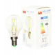 Ampoule led e14 g45 cob filament 6w 220v 360 - couleur eclairage au choix 