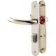 Ensemble de porte sur plaque Tokyo HOPPE 1710/300M Champagne F2 - WC - 1787722 