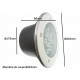 Spot extérieur encastrable sol led 18w ip65 60 - couleur eclairage : blanc froid 6000k - 8000k 