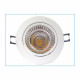 Spot encastrable led cob rond orientable 11w 80 - couleur eclairage au choix 