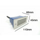 Encastré mural led f90 3w ip44 - couleur eclairage : blanc neutre 4000k - 5500k 
