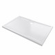 Receveur de douche a poser extra-plat en acrylique blanc rectangle - 140x90cm - bac de douche whiteness ii 140-90 