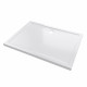 Receveur de douche a poser extra-plat en acrylique blanc rectangle - 120x90cm - bac de douche whiteness ii 120x90 