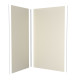 Lot 2 panneaux muraux ivoire 90 et 120x210 cm - profilés de jonction et finition - wall' it - Couleur de finition au choix 