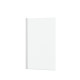 Pare-baignoire rabattable 70x120cm - profilé blanc mat - verre trempé 4mm - elementary 