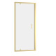 Porte de douche pivotante 90x200cm - profilés or doré brossé - verre trempé 6mm - goldy crush Aurlane - FAC956 