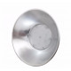 Cloche industrielle led 150w 120 argent ip65 - couleur eclairage : blanc neutre 4000k - 5500k 
