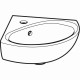 Lave-mains d'angle Bastia GEBERIT - 501.611.00.1 