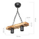 Lustre lampe lumière suspendu suspension hemel en métal bois corde de jute hauteur 44 cm 2 x e27 helloshop26 03_0007493 