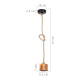 Lustre lampe lumière suspendu suspension en métal bois corde de jute hauteur 95 cm e27 helloshop26 03_0007458 