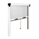 Moustiquaire OPERA verticale - Ressort de rappel et frein de remontée - 80x160 - Blanc - ZV04508016016 