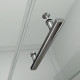 Cabine de douche en verre securit 6 mm avec porte de douche pivotante - Dimensions au choix 
