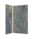 2 panneaux muraux pierre 90+120x210cm 'venus' + profilés d'angle et finition noirs - stone'it Aurlane - PACP278 