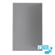 Lot de 3 panneaux muraux pour salle de bains en aluminium gris - 120x210cm - wall'it 