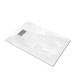 Pack receveur blanc effet pierre 140x90 cm et grille décor perforée en inox - pack rock 2 Aurlane - PACR105 