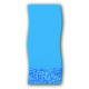Liner Overlap Ø 5.48 SWIRL Bottom Blue Wa SWIMLINE - LI1848SB 
