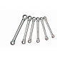 Jeu de 6 clés polygonales a cliquet 8 a 19 mm SAM - 106CJ6 