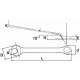 Clé mixte contre-coudee 23 mm sam - 5323l 
