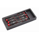 Jeu de 7 tournevis fente et phillips® vendus en module abs 1/3 SAM - TA1M 