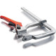 Presse à serrage rapide - BESSEY - serrage 800 mm - saillie 120 mm - G80H 