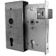 Serrure réversible à cylindre demi-tour + boitier 30x185x90mm têtière 23mm GAH ALBERTS - 413408 
