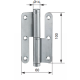 Serrure 1 point Sécurité enfant portail piscine ASSA ABLOY - Larg. coffre 36 mm - 2268.36 