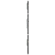 Serrure 3 points TF3 à relevage 36mm STREMLER Axe 21 U24x6mm inox - pêne 1/2 tour perroquet - 6570.36.C 