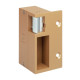 Gache electrique en applique horizontale gauche serie 290 version a 12v ac/dc 