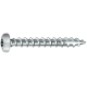 Vis bois Rocket torx à tête ronde filetage total VYNEX - acier zingué - Ø5.0 x 50 mm - boîte 500 - 351400025225 