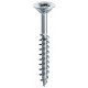 Vis à bois MUSTAD Panelvit - Pozidriv - Ø4x45 mm - Filetage partiel fraisante - Boite de 500 - PFACZP400450C8C 