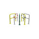Barrière de sécurité avec platine VISO - Tube Ø60 mm jaune - BAR620J 
