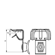 Attache de bord de tôle WALRAVEN BRITCLIPS - FC20 - 14-20 mm - Avec attache PA noire - 50320020 