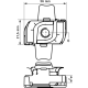 Écrou coulissant WALRAVEN BIS RapidStrut - Avec ailettes plastiques - Bague PP M10 - 651868010 