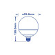 Ampoule led E27 10 watt (eq. 60 watt) dimmable - Couleur eclairage - Blanc chaud 2700°K 