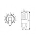 Ampoule led G9 2,5 watt (eq. 20 watt) - Couleur eclairage - Blanc chaud 3000°K 