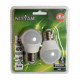 Lot de 2 ampoules led sphériques e27 6w 480 lumens - couleur chaude 3000k - classe énergétique a+ 