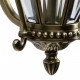 Applique d'extérieur laiton street 3 ampoules 28 cm 