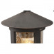 Applique d'extérieur noire street 1 ampoule 23 cm 
